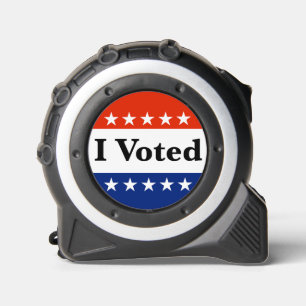I Voted 2026 Elections Tape Measure