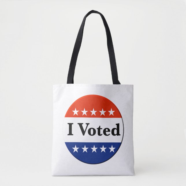 I Voted 2026 Elections Tote Bag (Front)