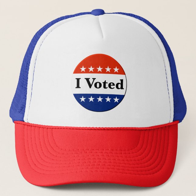 I Voted 2026 Elections Trucker Hat (Front)