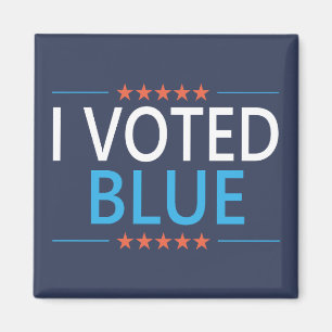 I Voted Blue Democrat Magnet