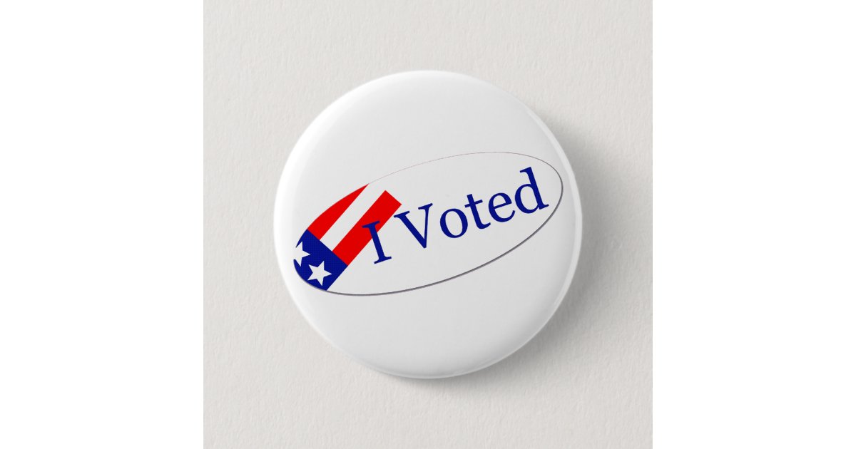 I Voted Button | Zazzle