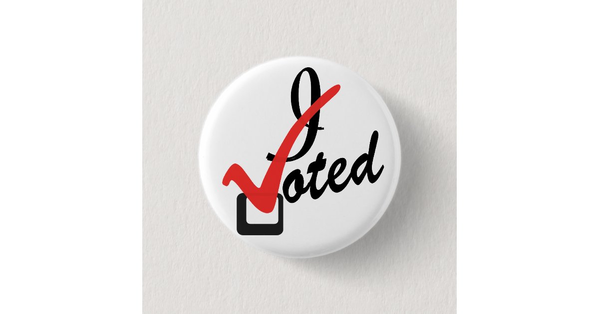 I voted button | Zazzle