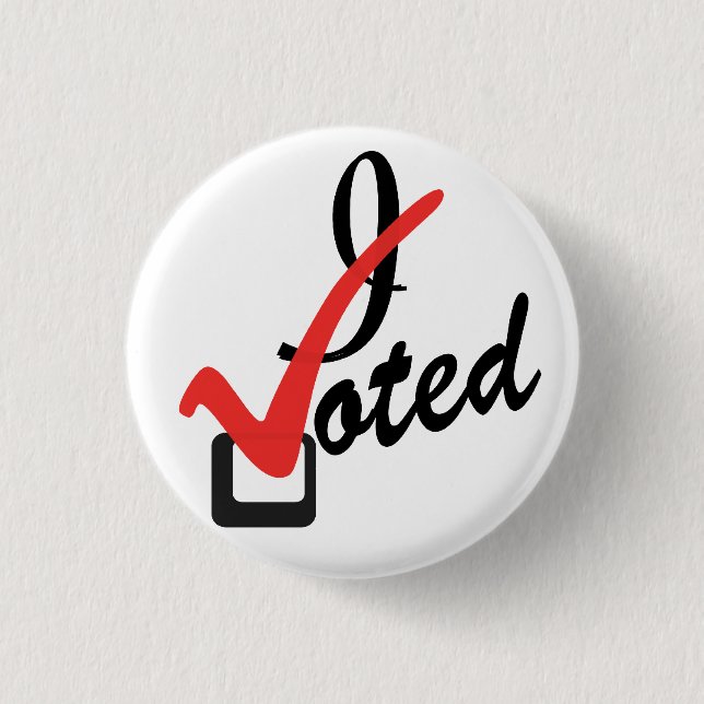 I voted button (Front)