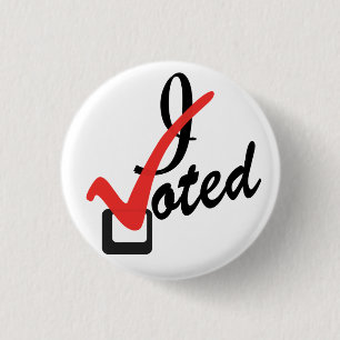 I voted button