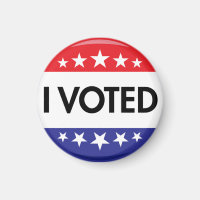 I Voted Button 2024 Election