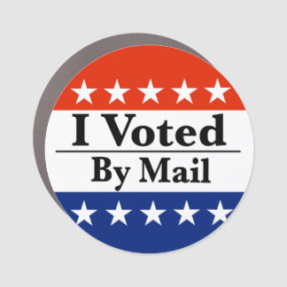 I Voted By Mail Car Magnet