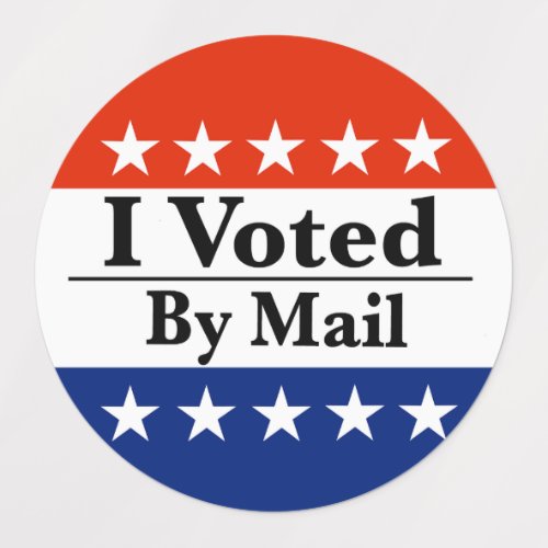 I Voted By Mail Labels