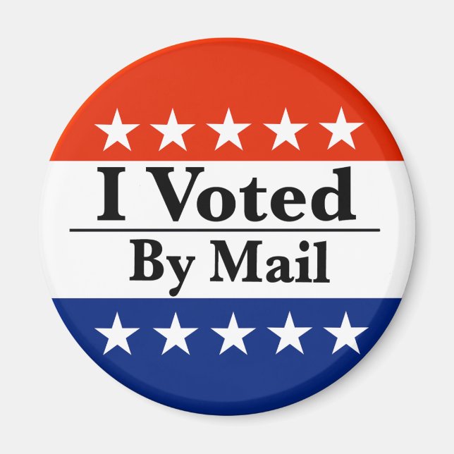 I Voted By Mail Magnet (Front)