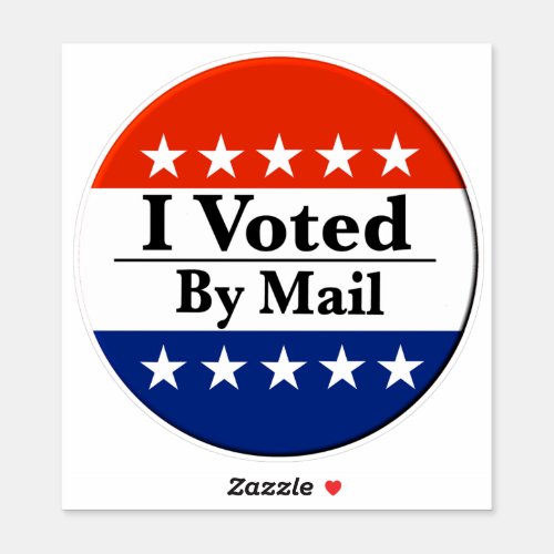 I Voted By Mail Sticker