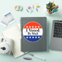 I Voted By Mail Sticker | Zazzle