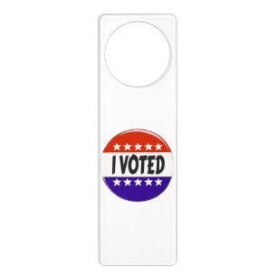 I Voted Door Hanger
