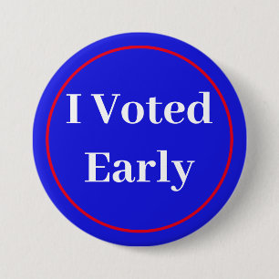 I Voted Early Button