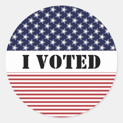 I Voted Election Sticker