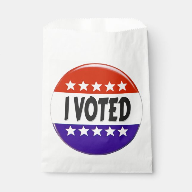 I Voted Favor Bag (Front)