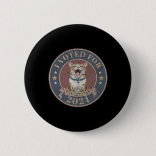 I Voted For Her Kamala Harris The Cat Lady Funny E Button