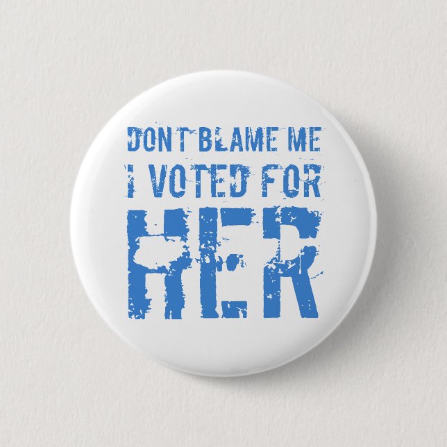 I Voted For Kamala Harris Button (Front)