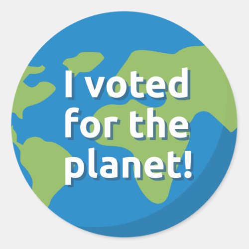 I voted for the planet stickers _ sheet of 20 
