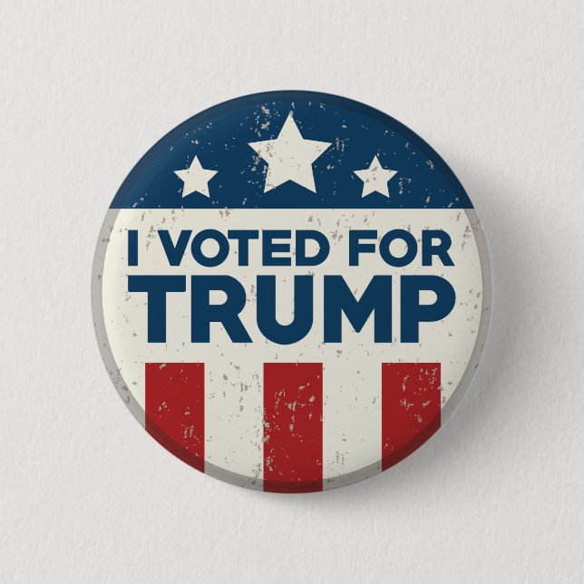 I Voted For Trump Button (Front)