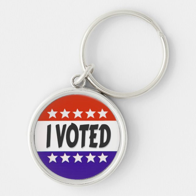 I Voted Keychain (Front)