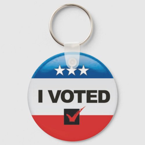 I Voted Keychain