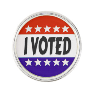 I Voted Lapel Pin