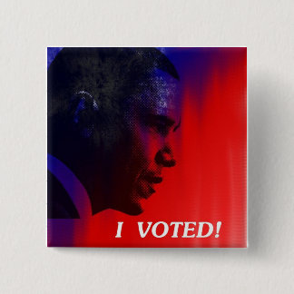 I Voted -- Obama Pinback Button
