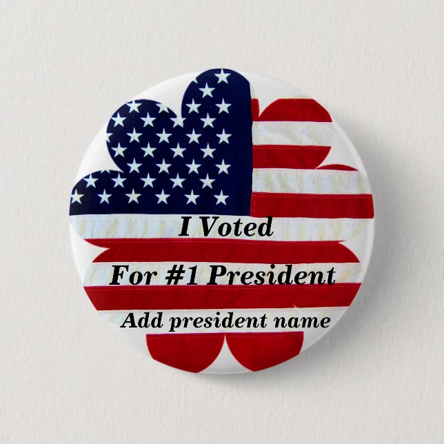 I Voted_ Pinback Button (Front)