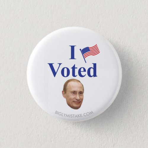 I VOTED PINBACK BUTTON