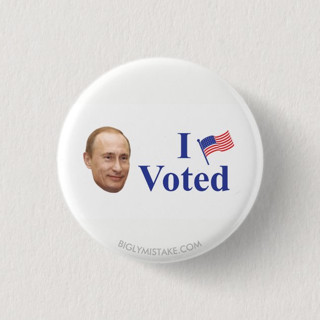 I VOTED PINBACK BUTTON (Front)