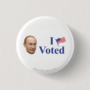 I VOTED PINBACK BUTTON