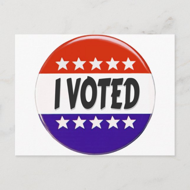 I Voted Postcard (Front)