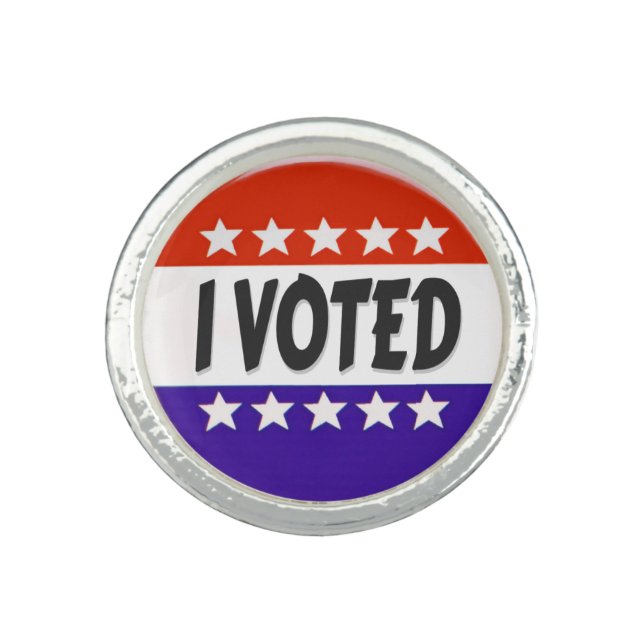 I Voted Ring (Front)