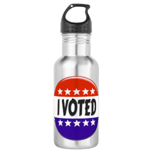 I Voted Stainless Steel Water Bottle
