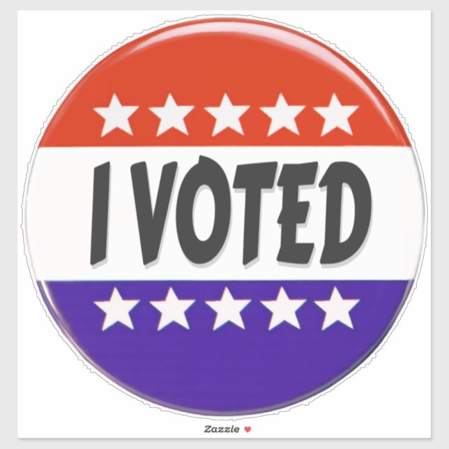 I Voted Sticker (Sheet)