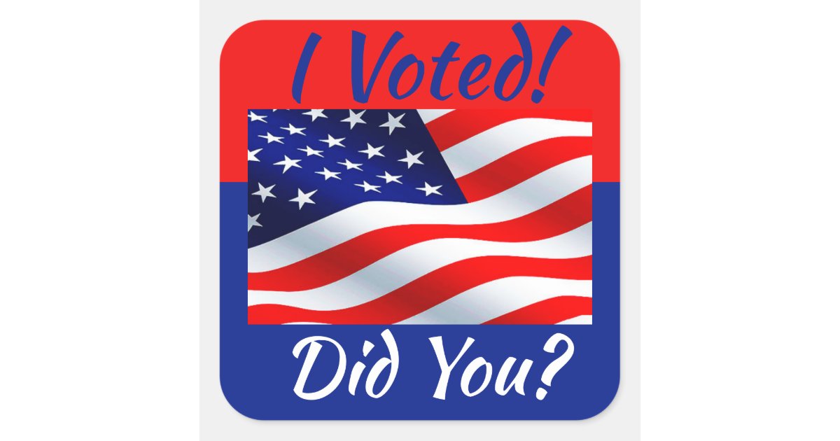 I Voted Sticker | Zazzle.com