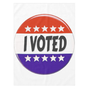 I Voted Tablecloth