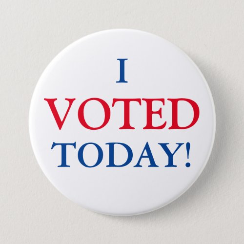 I VOTED Today Button