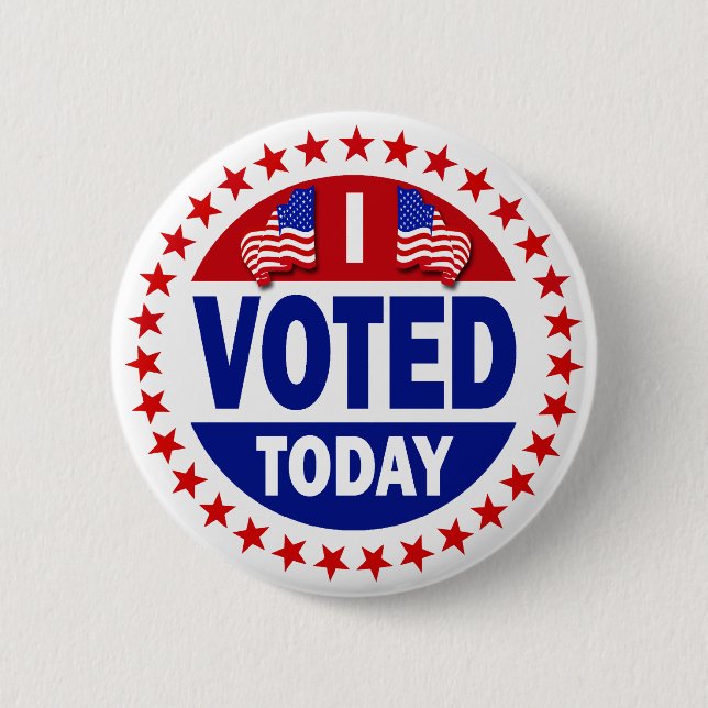 I Voted Today Button (Front)