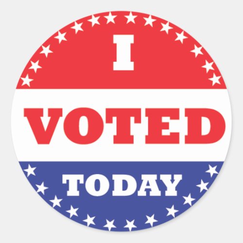 I Voted Today Sticker