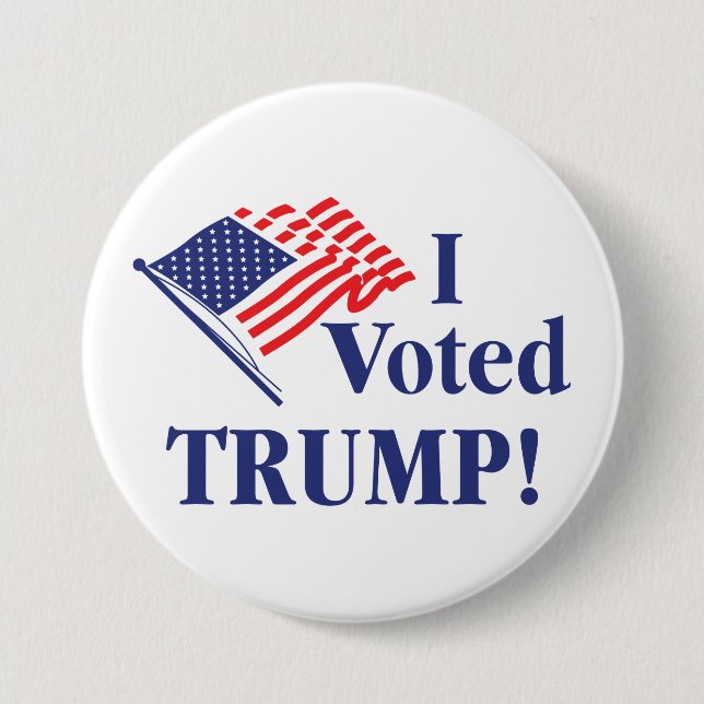 I Voted Trump Button (Front)
