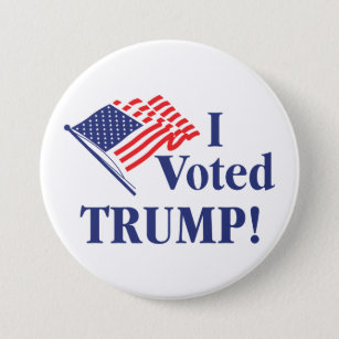 I Voted Trump Button