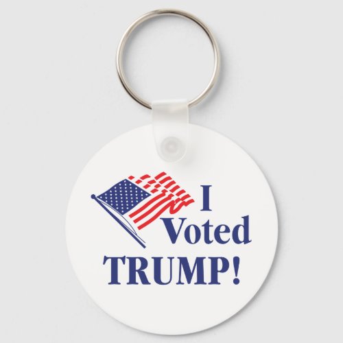 I Voted Trump Keychain