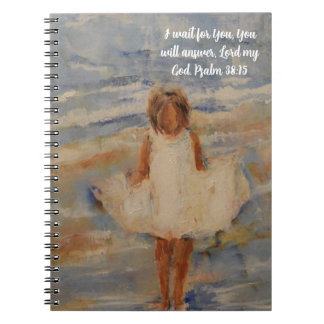 I wait for You, You will answer, Lord my God. Notebook