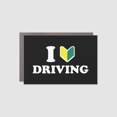 I Wakaba HeartLove Driving Car Magnet