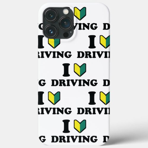 I Wakaba HeartLove Driving iPhone 13 Pro Max Case