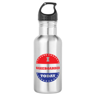 I Wakeboarded Today Stainless Steel Water Bottle