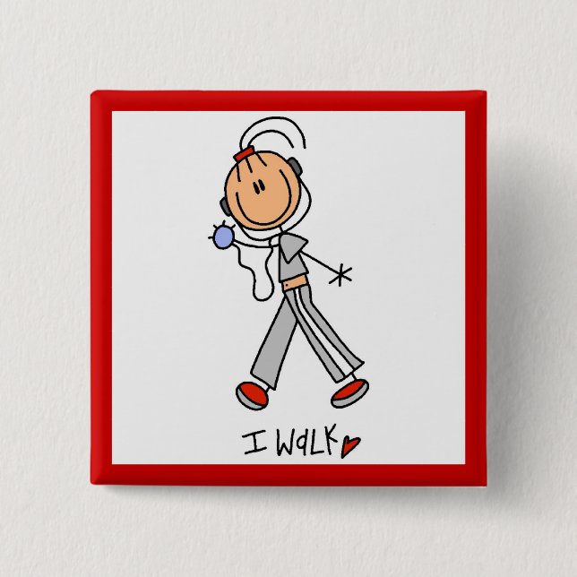 I Walk Button (Front)