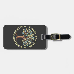 I Walk for 2024 Alzheimer’s Awareness Month Luggage Tag