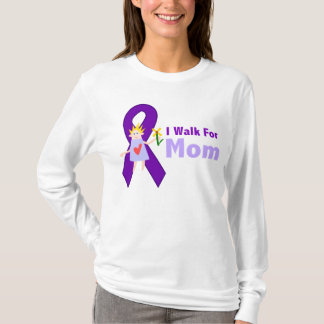 I Walk For Mom Alzheimer's Gift T-Shirt