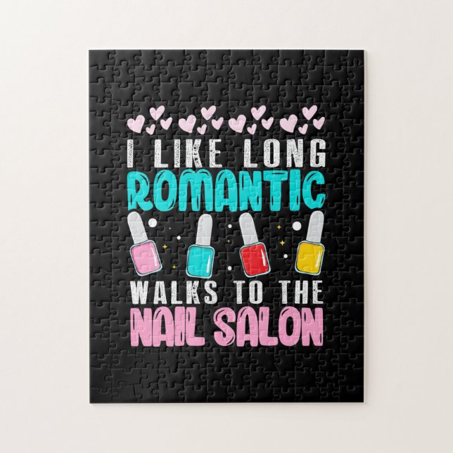 I Walk To The Nail Salon Jigsaw Puzzle (Vertical)